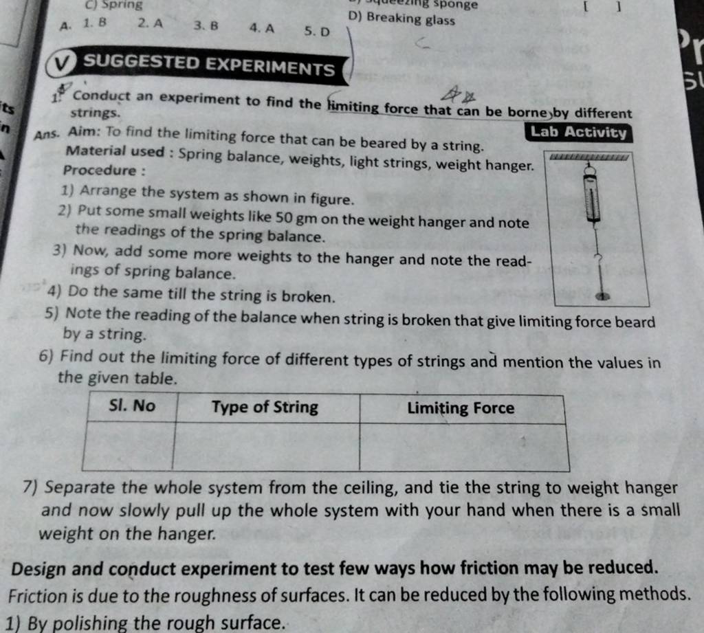 Aim To find the limiting force that can be beared by a string. Material