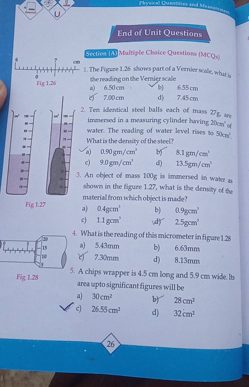 an-object-of-mass-100-g-is-immersed-in-water-as-shown-in-the-figure-1-27