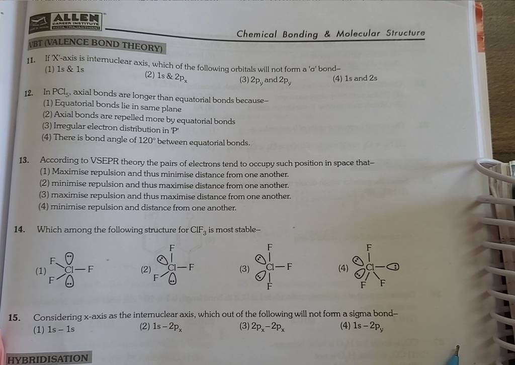 In PCl5 Axial Bonds Are Longer Than Equatorial Bonds Because Filo in-pcl5-axial-bonds-are-longer-than-equatorial-bonds-because-filo