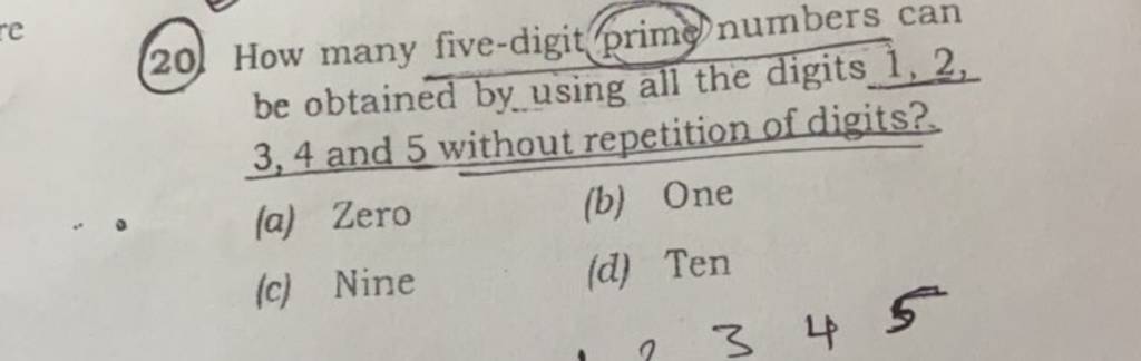 How many five-digit prime numbers can be obtained by_using all the digits..