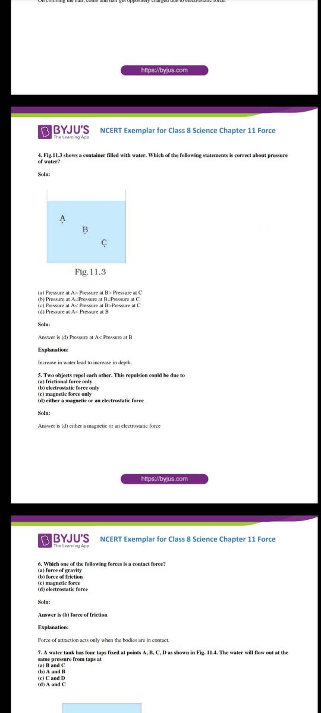 Htips://byjus.com B BYJU'S NCERT Exemplar For Class 8 Science Chapter 11