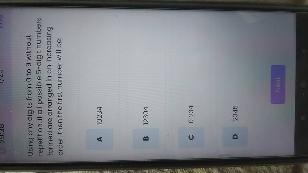 Using any digits from 0 to 9 without repetition, if all possible 5-digit
