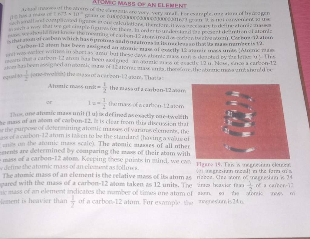 atomic-mass-of-an-element-actuat-masses-of-the-atoms-of-the-elements-are