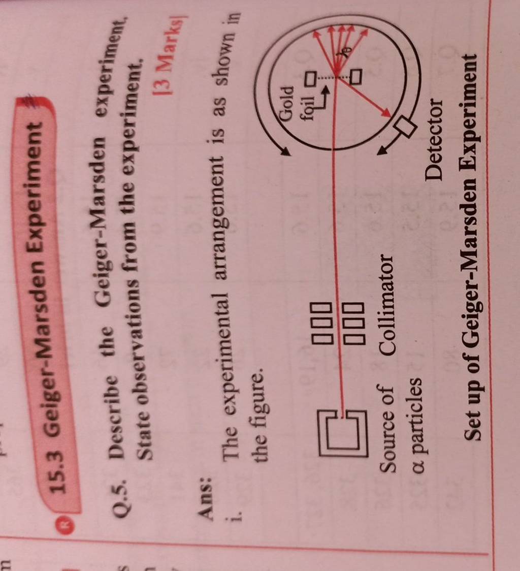 describe geiger marsden experiment