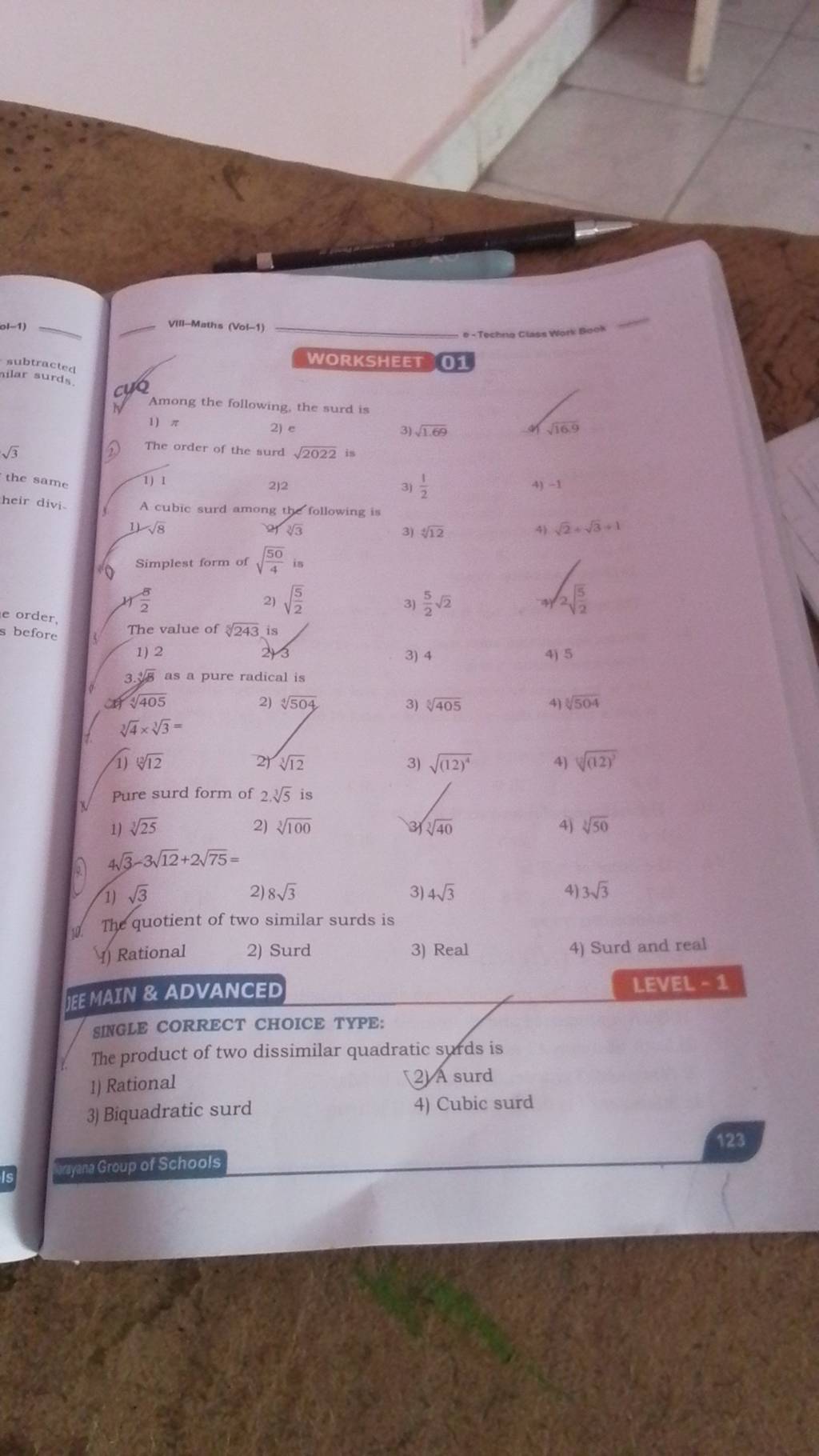 the-quotient-of-two-similar-surds-is-filo