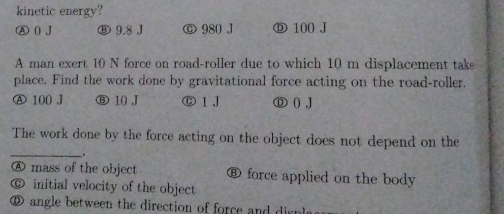 the-work-done-by-the-force-acting-on-the-object-does-not-depend-on-the