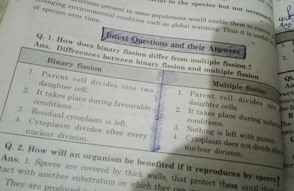 How Does Binary Fission Differ From Multiple