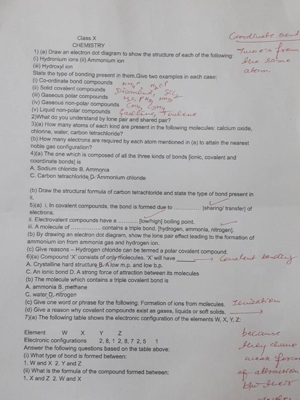 1-a-draw-an-electron-dot-diagram-to-show-the-structure-of-each-of-the