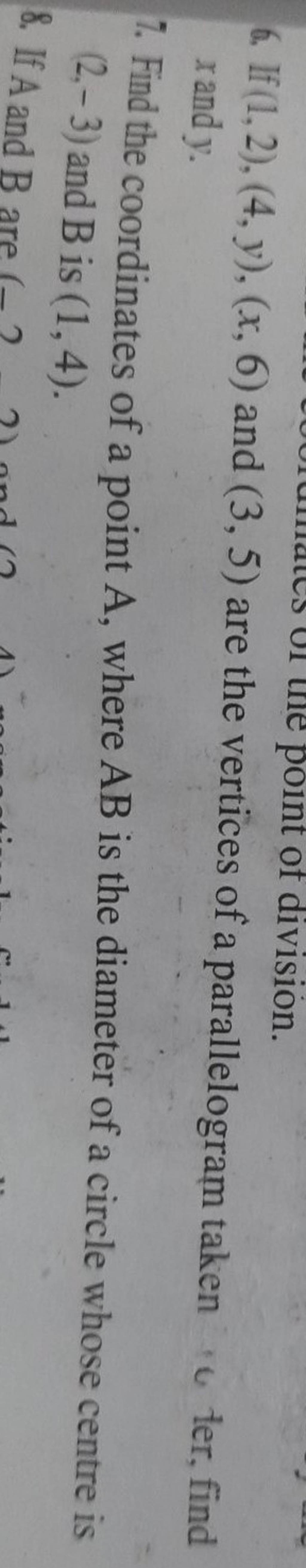 6-if-1-2-4-y-x-6-and-3-5-are-the-vertices-of-a-parallelogram-tak