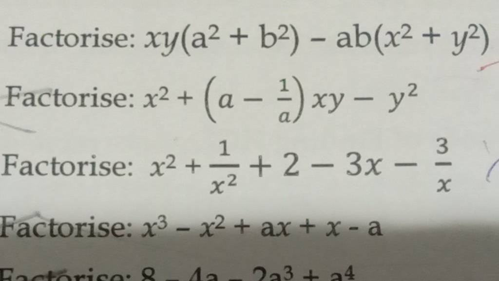 factorise-xy-a2-b2-ab-x2-y2-factorise-x2-a-a1-xy-y2-factorise-x2-x