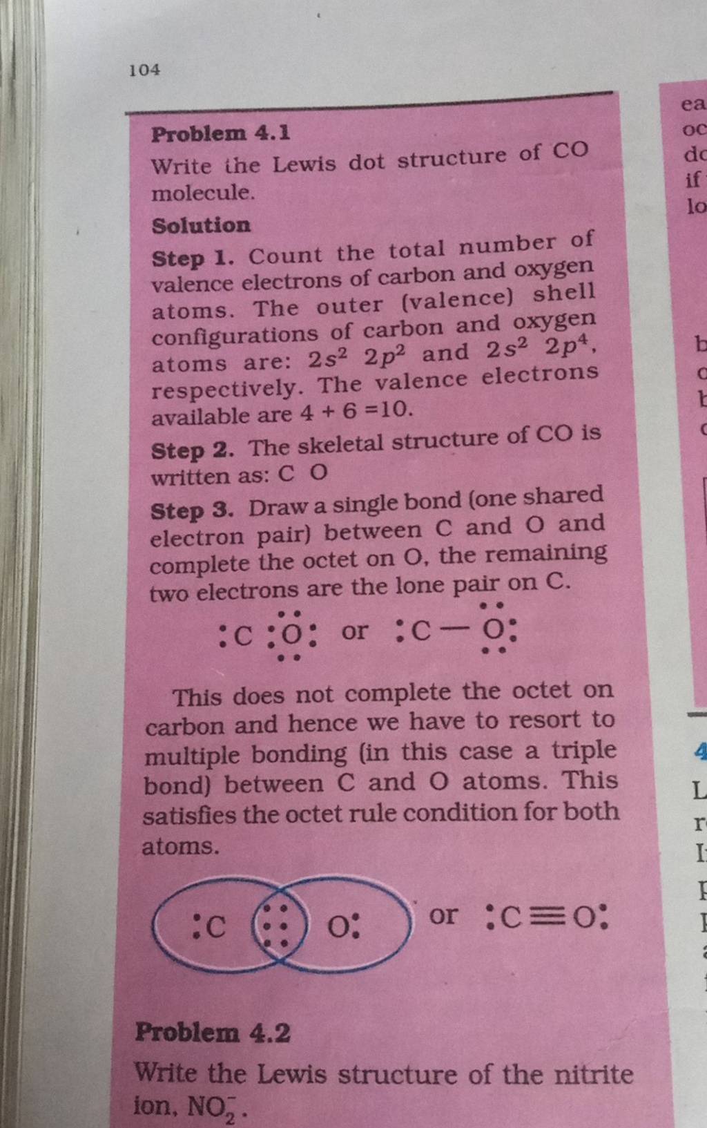 Write The Lewis Dot Structure Of CO Molecule Solution Step 1 Count The