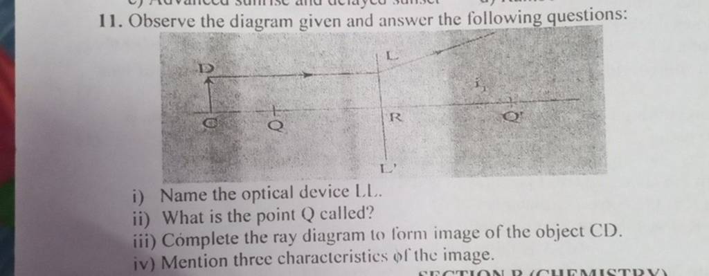 Observe The Diagram Given And Answer The Following Questions: | Filo