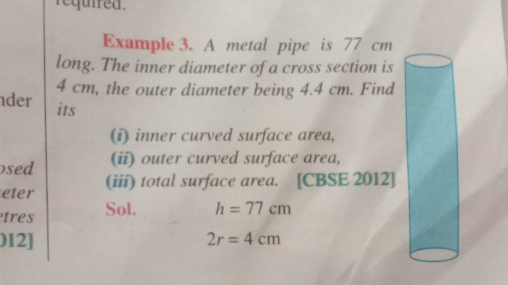 example-3-a-metal-pipe-is-77-cm-long-the-inner-diameter-of-a-cross-sect