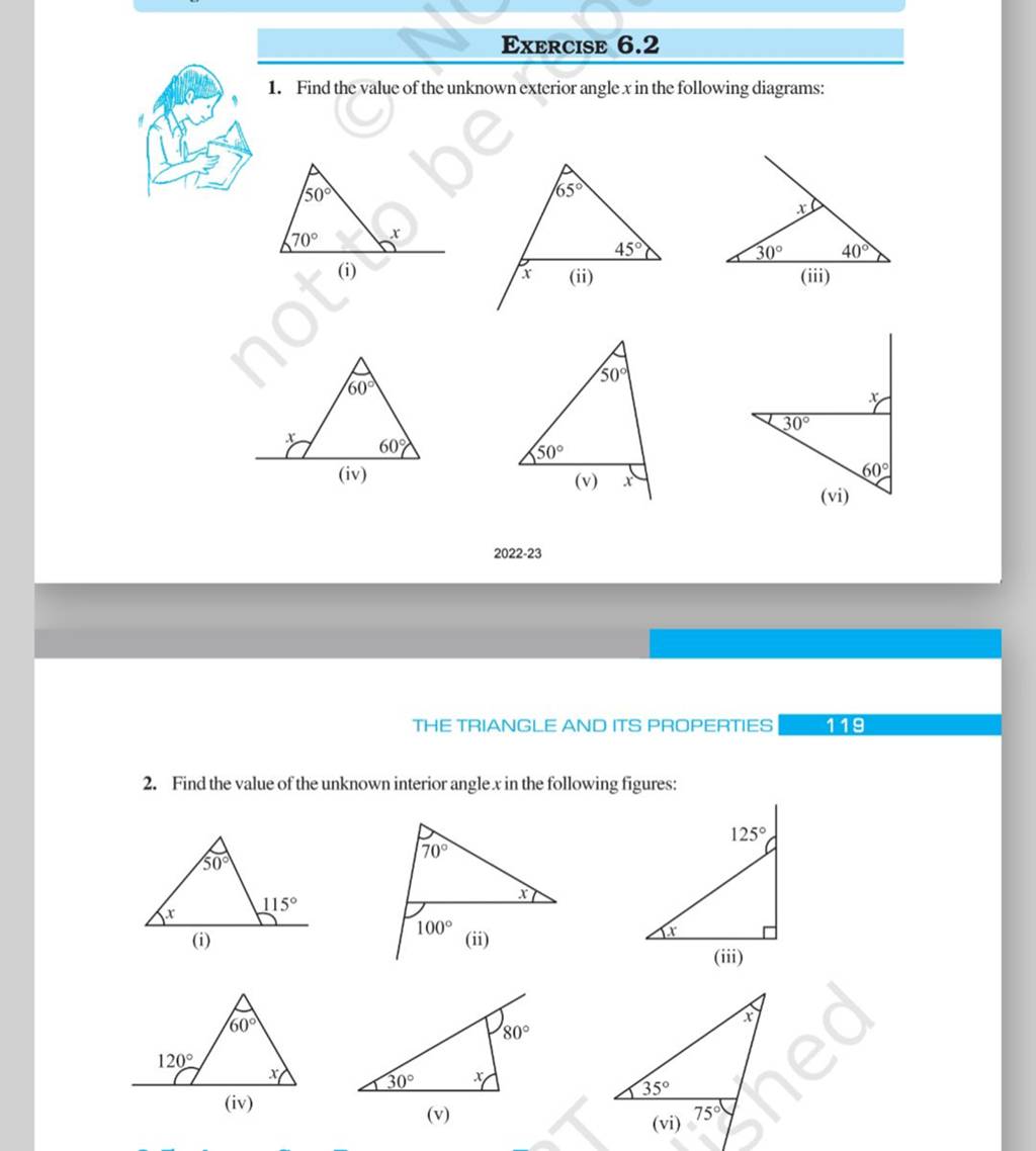 exercise-6-2-1-find-the-value-of-the-unknown-exterior-angle-x-in-the-fol