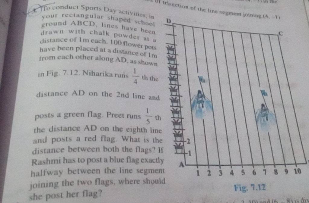 2. To conduct Sports Day activities, in your rectangular shaped schion gr..