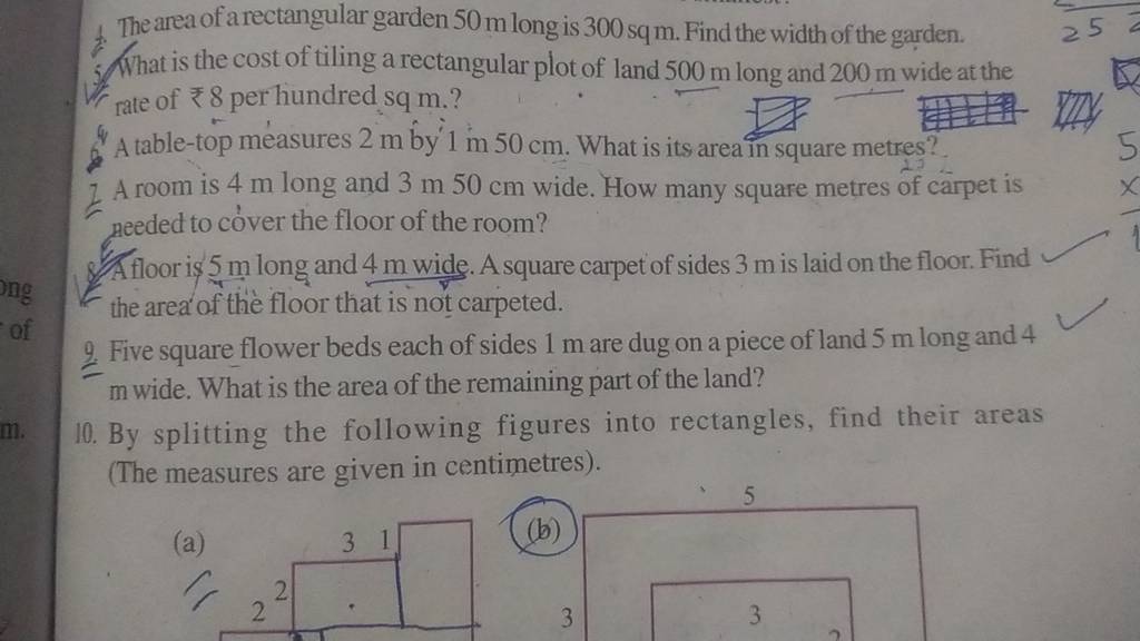 the-area-of-a-rectangular-garden-50-m-long-is-300sqm-find-the-width-of-t