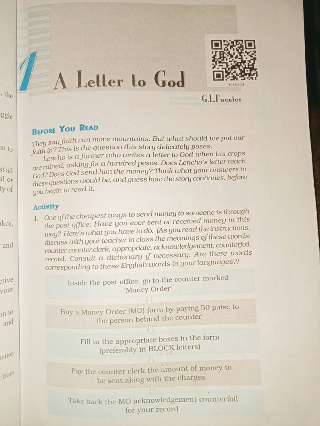 A Letter To God G L Fuentes Before You Read They Say Faith Can Move Mount