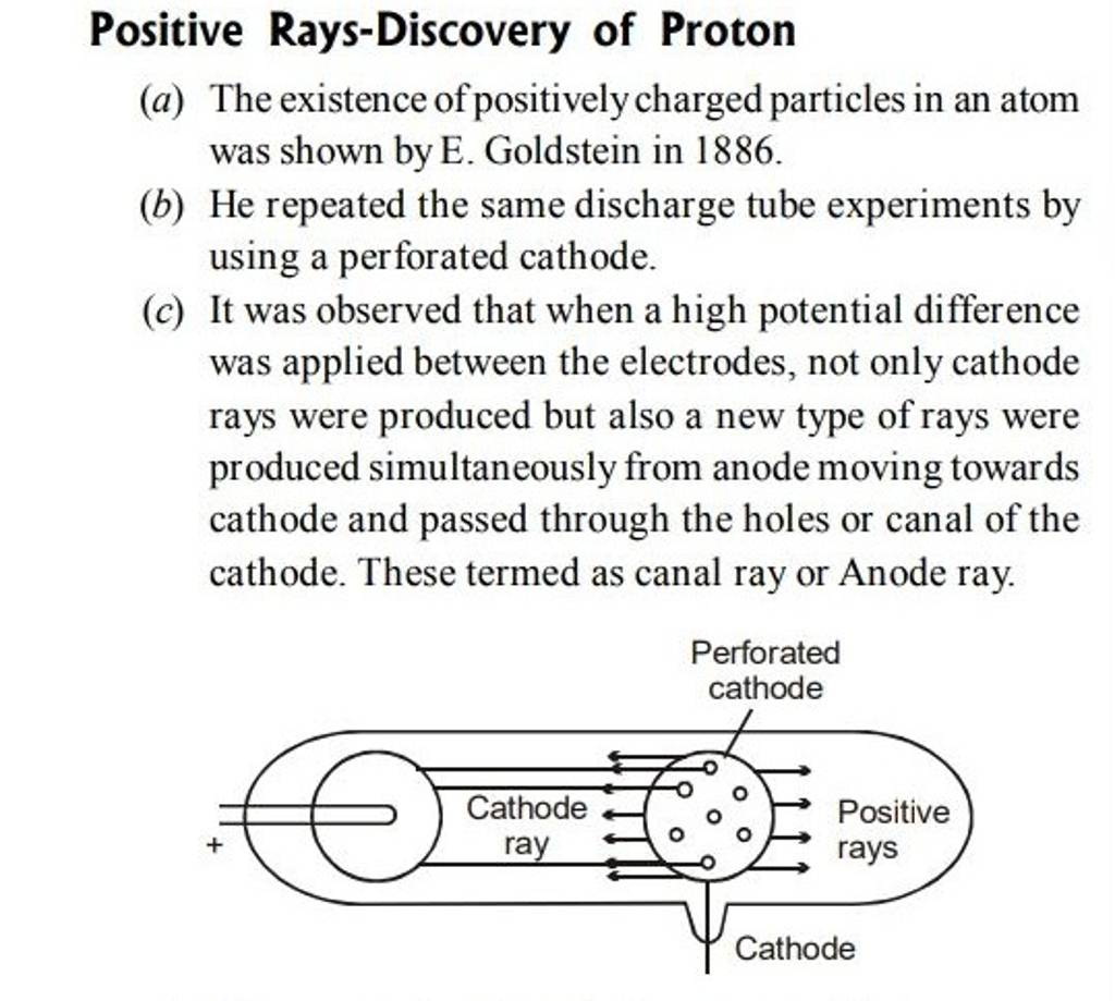 discovered proton experiment