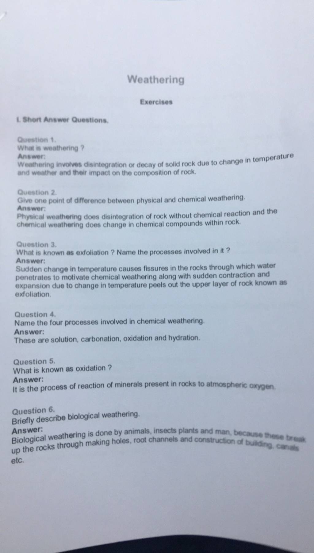 1-short-answor-questions-question-1-what-is-weathering-answer-weath