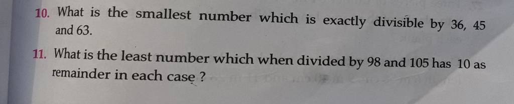 10 What Is The Smallest Number Which Is Exactly Divisible By 36 45 And 6 10-what-is-the-smallest-number-which-is-exactly-divisible-by-36-45-and-6