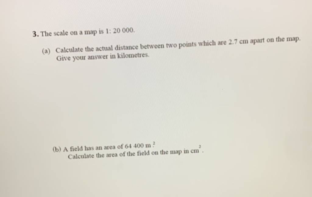 3 The Scale On A Map Is 1 20000 A Calculate The Actual Distance Betwe   1670584935993 Cjbyddsn 2836266 