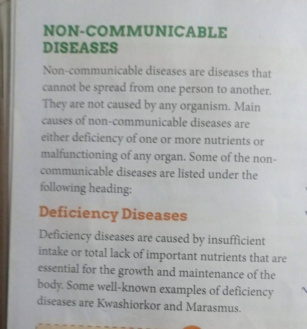 NON-COMMUNICABLE DISEASES Non-communicable Diseases Are Diseases That Can..