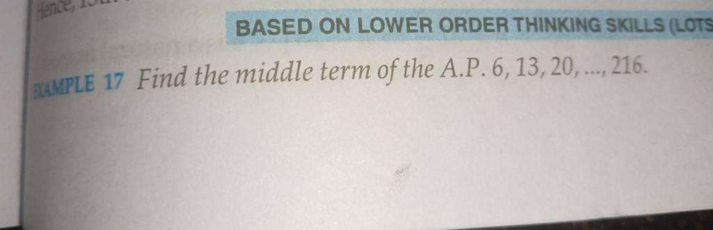 find-the-middle-term-of-the-ap-213-205-197-aggarwal-class-10