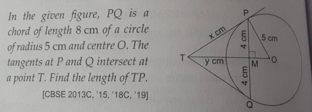 in-the-given-figure-pq-is-a-chord-of-length-8-cm-of-a-circle-of-radius-5