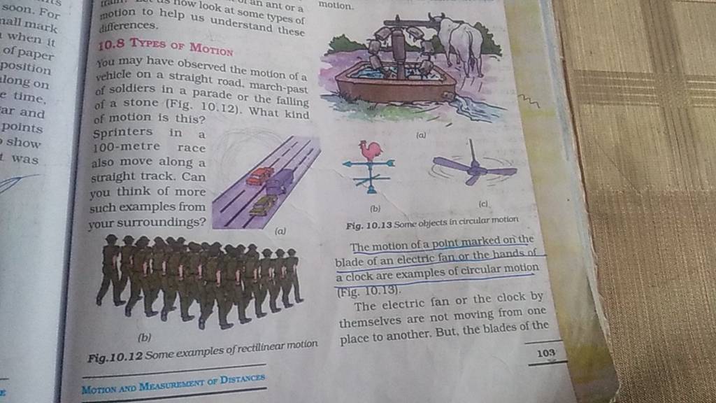 examples of rectilinear motion