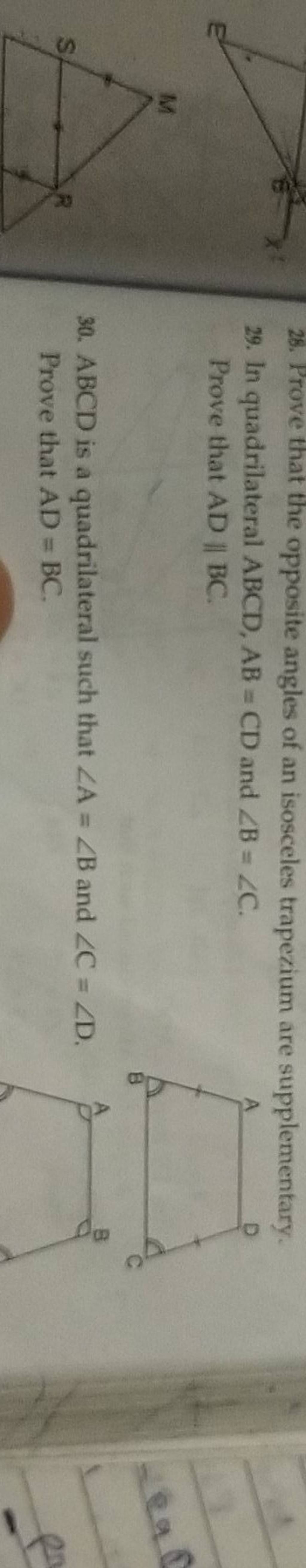 prove-that-the-opposite-angles-of-an-isosceles-trapezium-are