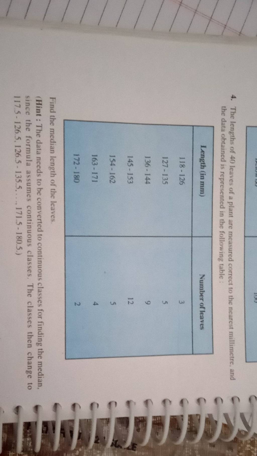 4-the-lengths-of-40-leaves-of-a-plant-are-measured-correct-to-the-neares