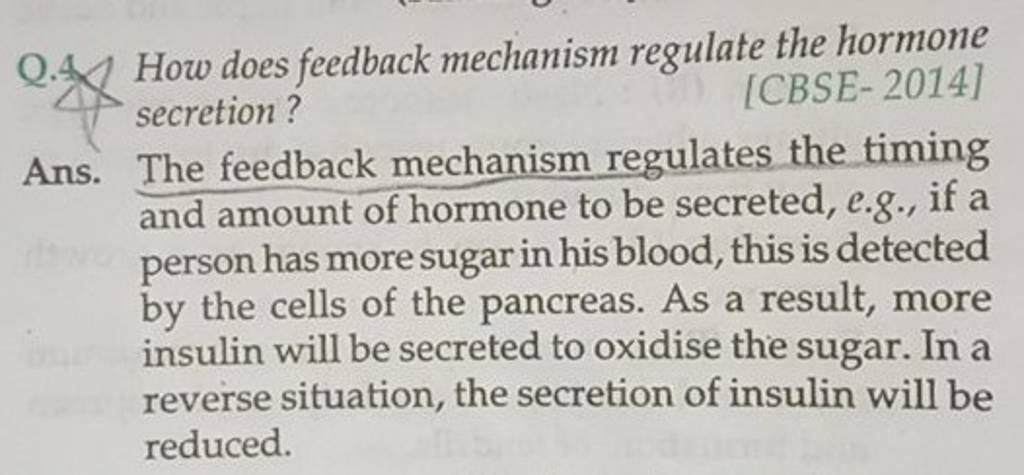 how-does-feedback-mechanism-regulate-the-hormone-secretion-cbse-2014-a