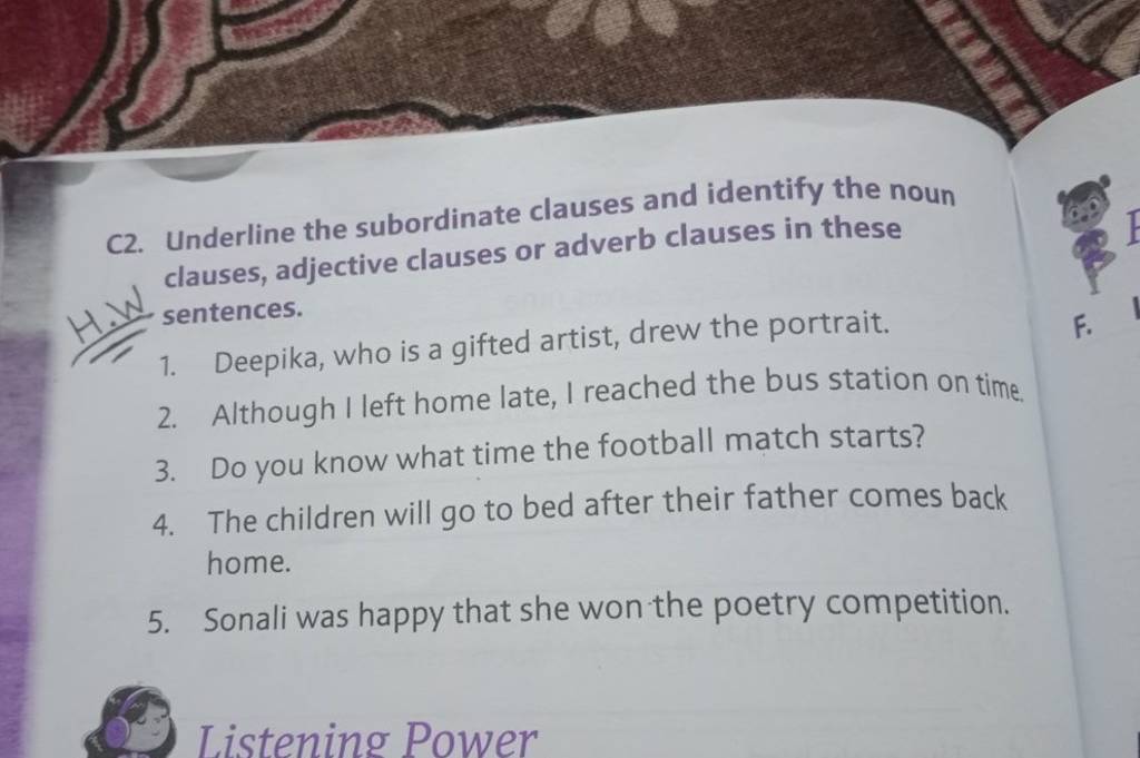 C2 Underline The Subordinate Clauses And Identify The Noun Clauses Adje c2-underline-the-subordinate-clauses-and-identify-the-noun-clauses-adje