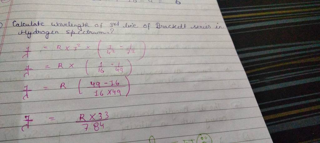 calculate-wavelength-of-3rd-line-of-brackett-series-in-hydragen-spectrum