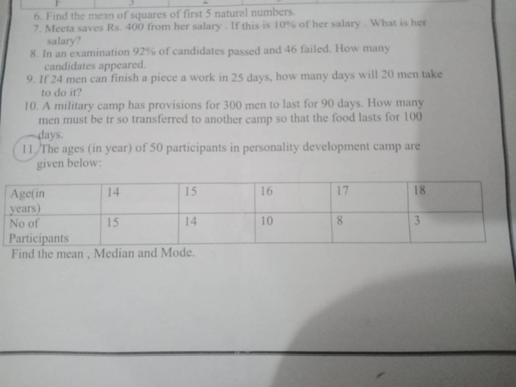 6-find-the-mean-of-squares-of-first-5-natural-numbers-7-meeta-saves-rs