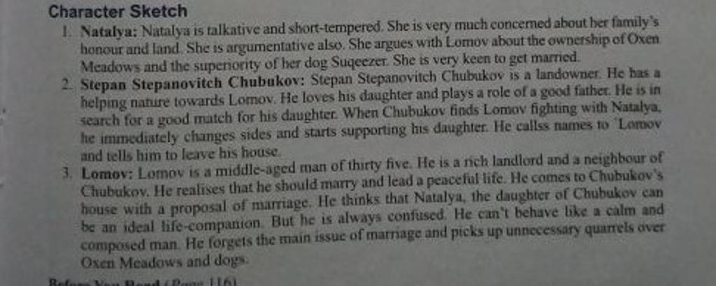 Character of Chubukov in the play 'The Proposal', Chubukov as a Sensible  Father, HS English Notes - YouTube