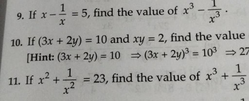 if 3 2x 1 9 9 10 find the value of x