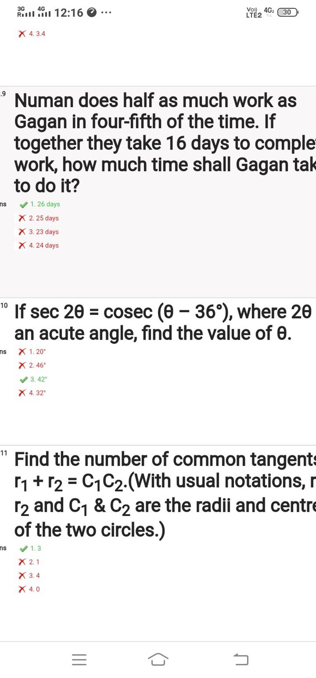 Numan does half as much work as Gagan in fourfifth of the time. If toget..