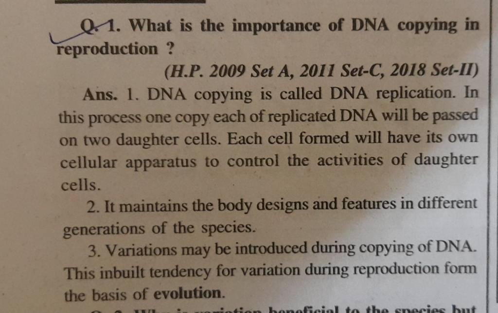 importance of dna biology essay