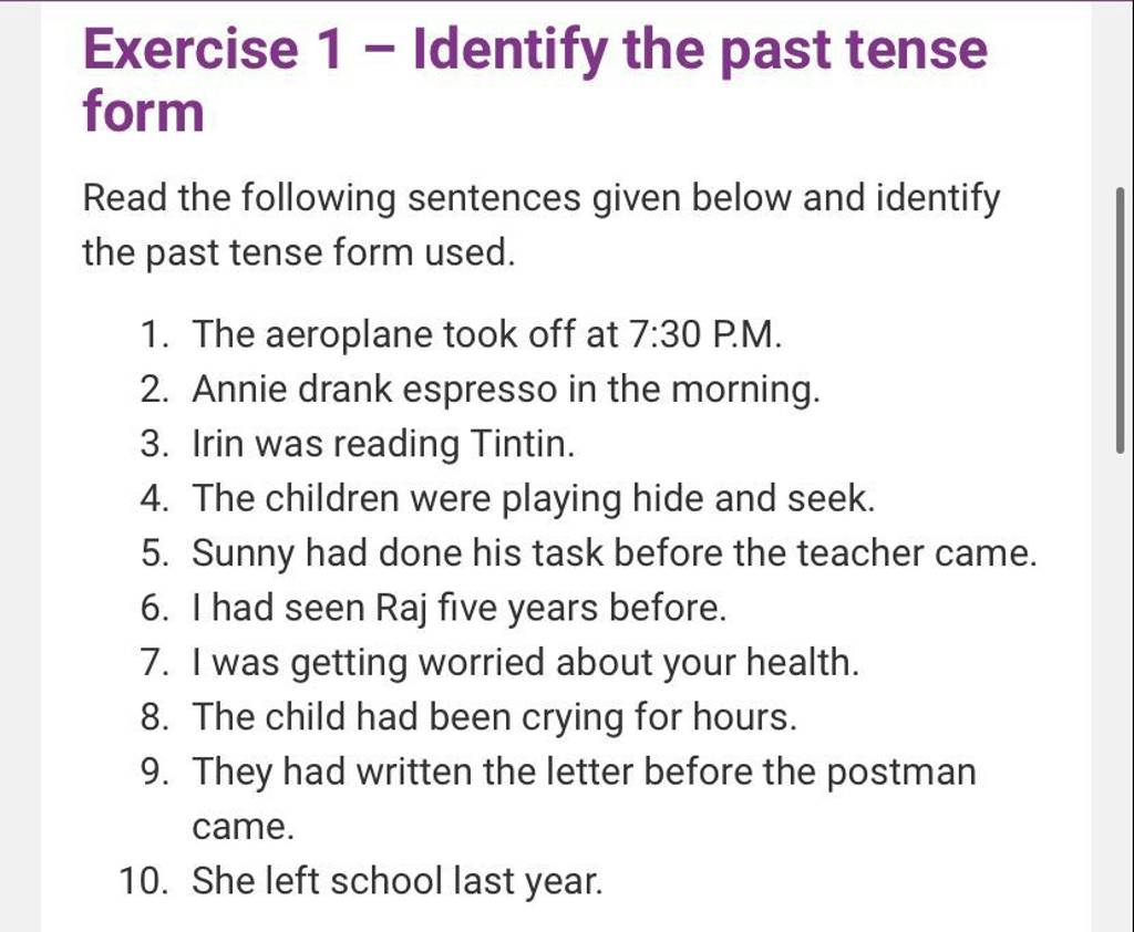 exercise-1-identify-the-past-tense-form-read-the-following-sentences-gi