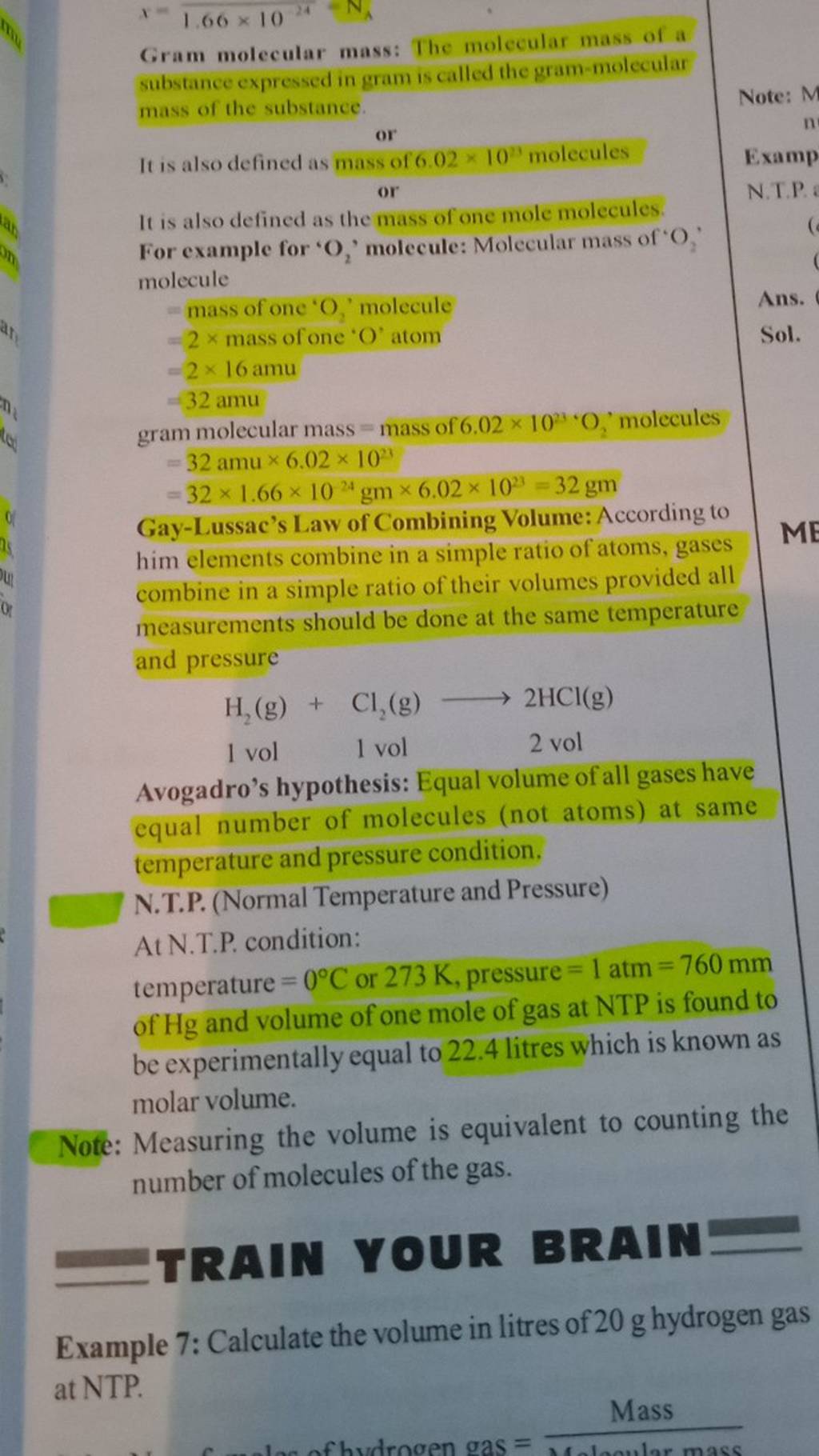 gram-molecular-mass-the-molecular-mass-of-a-substance-expressed-in-gram