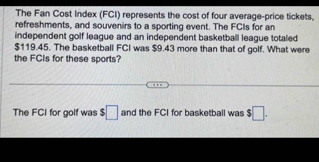 What Is The Fan Cost Index?