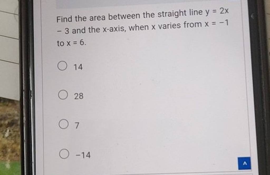 find-the-area-between-the-straight-line-y-2x-3-and-the-x-axis-when-x-va