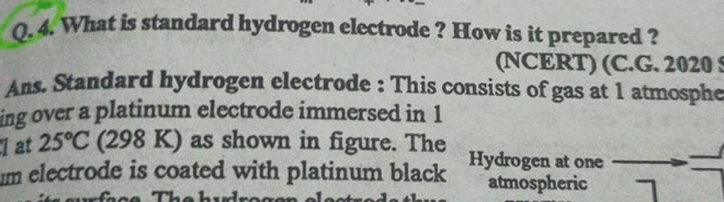 q-4-what-is-standard-hydrogen-electrode-how-is-it-prepared-ncert-c