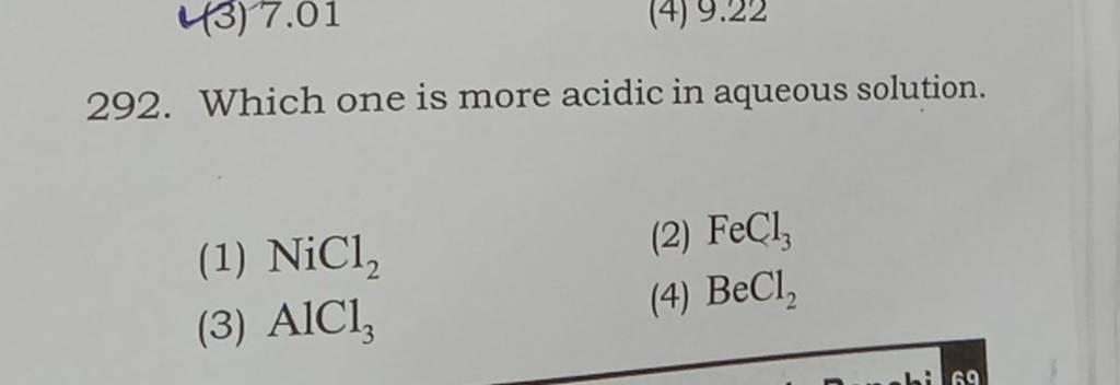 which-one-is-more-acidic-in-aqueous-solution-filo