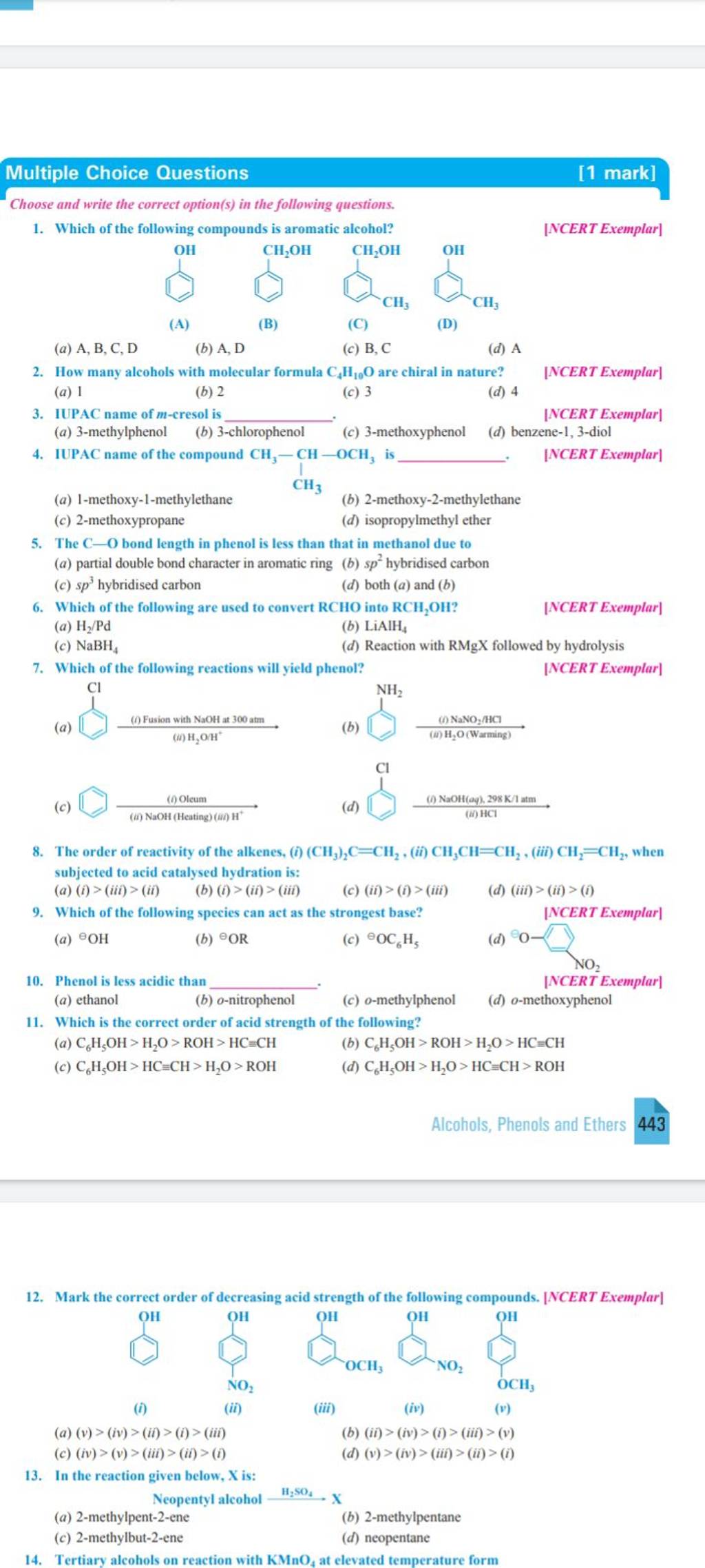 IUPAC Name Of The Compound [NCERT Exemplar] | Filo