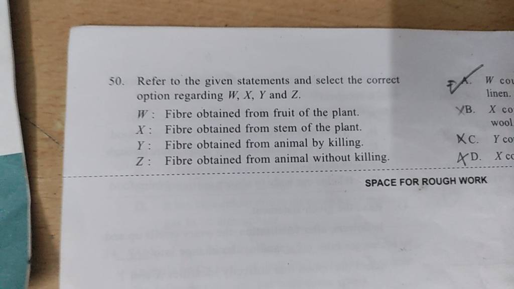 50 Refer To The Given Statements And Select The Correct Option Regarding