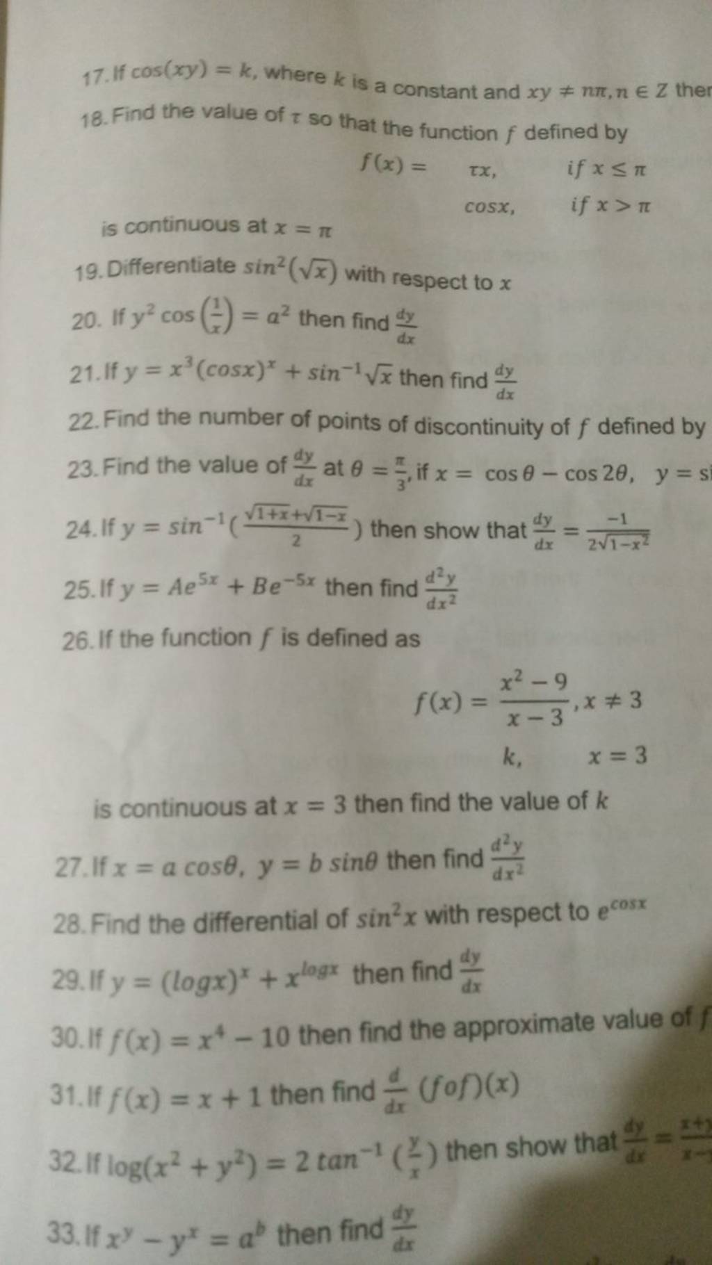 17-if-cos-xy-k-where-k-is-a-constant-and-xy-n-n-z-ther-18-find-the