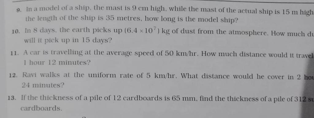 9 In A Model Of A Ship The Mast Is 9 Cm High While The Mast Of The Act if-the-height-of-an-equatorial-triangle-is-3-3cm-then-each-side-of-the
