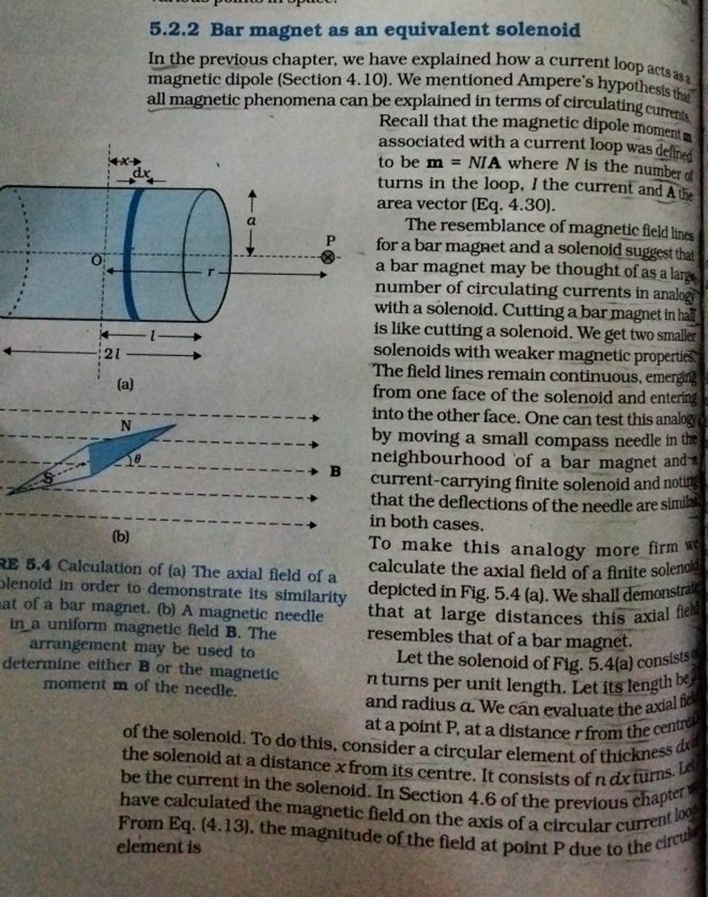 5.2.2 Bar as an equivalent solenoid In the previous chapter, we ha..